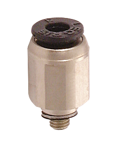 LE-3101 12 17 Male Stud Fittings, Hexagonal