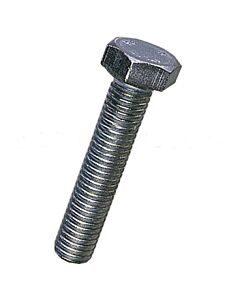 M6x40 Hex Head Set Screw BZP (Pack of 10)