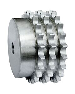 3TR09 Triplex Pilot Bore Sprocket